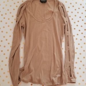 Bebe long sleeve top. Size S